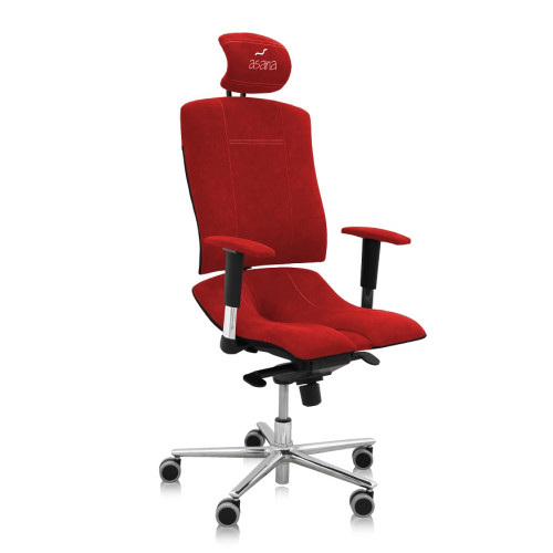 Ergonomická židle Ásana Alcantara line Goya Red